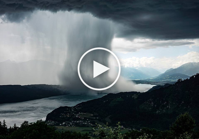 unwetter kärnten gestern video