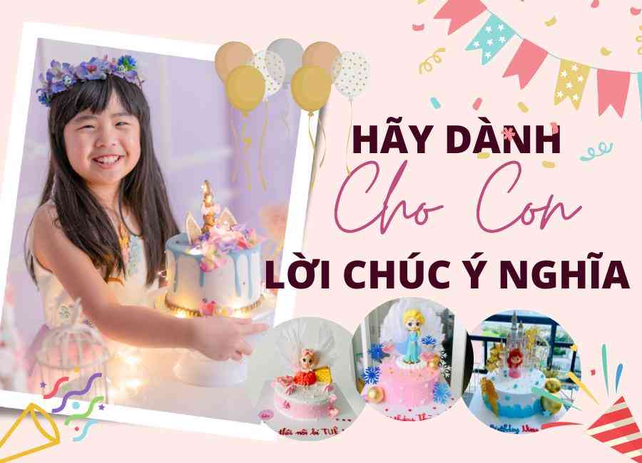 stt chúc mừng sinh nhật con gái 3 tuổi